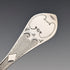 1871 British antique sterling silver tea caddy spoon 11.9g George Unite