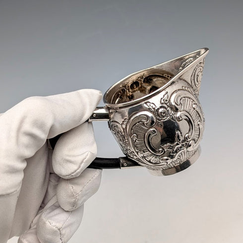 ドイツアンティーク 800シルバー製クリームジャグ 69g HANAU SILVER