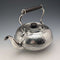 Antique British silver plated tea kettle with Celtic carvings