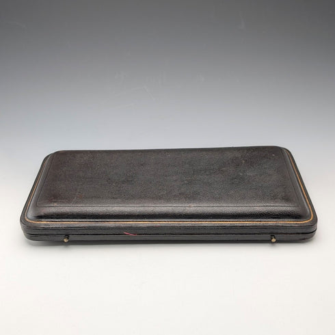 1894 British antique sterling silver tea spoon set of 12, total weight 118g, case included, Goldsmiths & Silversmiths