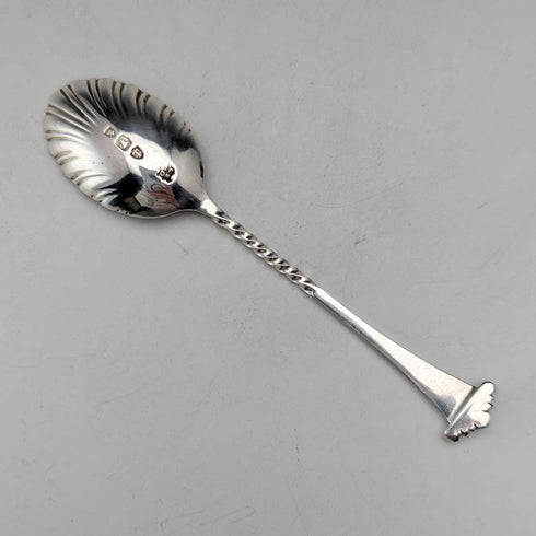 1894年 英国アンティーク 純銀製ティースプーン12本セット 計118g ケース入 Goldsmiths&Silversmiths