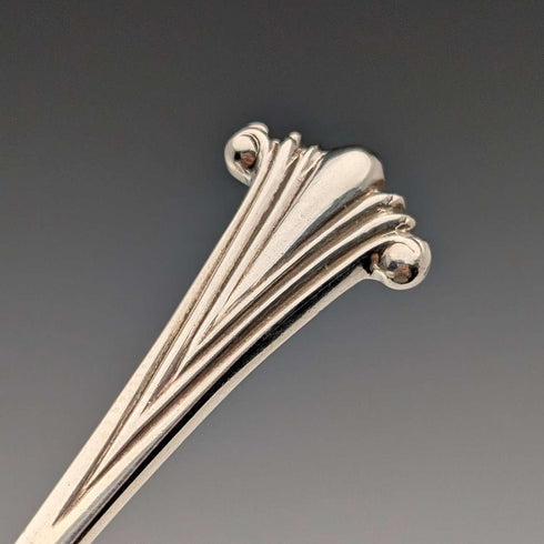 1894年 英国アンティーク 純銀製ティースプーン12本セット 計118g ケース入 Goldsmiths&Silversmiths