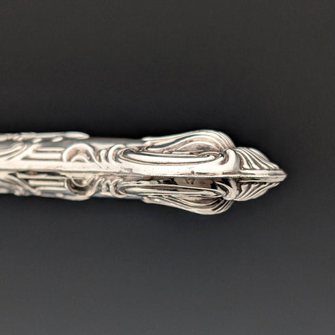 1928年 英国ヴィンテージ 純銀製ハンドル カトラリー6ペア ケース入り Yates Brothers