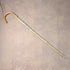 Vintage European Tour Bent Handle Tourist Walking Stick Tan Shaft 90cm