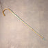 Vintage European Tour Bent Handle Tourist Walking Stick Tan Shaft 90cm