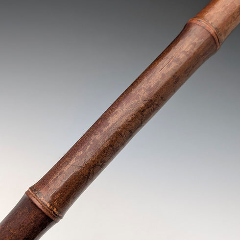 20世紀初頭 英国アンティーク 竹シャフト ホースメジャー付きステッキ 91cm Jonathan Howell