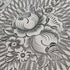 1863 British antique floral engraved sterling silver card case, 57g, Hillard & Thomason