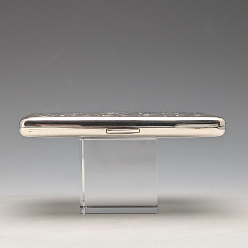 1896 年英國古董純銀雙門卡片盒 120g George Unite 狀況極佳