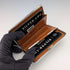 1896 British antique sterling silver double door card case 120g George Unite Very good condition