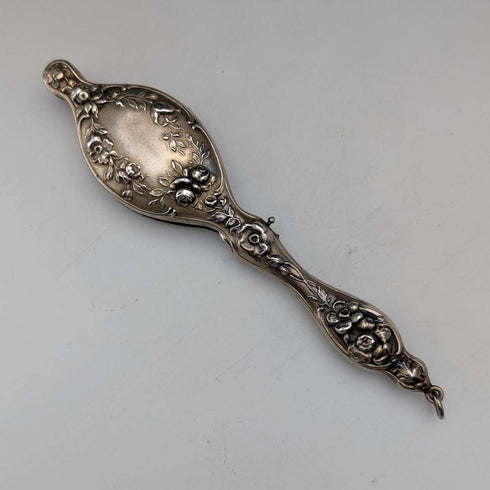 American antique sterling silver vermeil detailed decoration portable folding glasses Ronniet