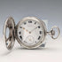 Circa 1923 Antique Longines Pocket Watch Silver Side Half Hunter Case Good Working Condition
