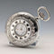 Circa 1923 Antique Longines Pocket Watch Silver Side Half Hunter Case Good Working Condition