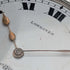 Circa 1923 Antique Longines Pocket Watch Silver Side Half Hunter Case Good Working Condition