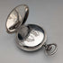 Circa 1923 Antique Longines Pocket Watch Silver Side Half Hunter Case Good Working Condition