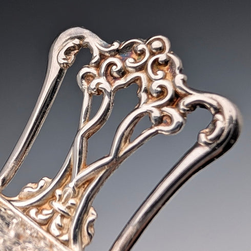 1975年 英国ヴィンテージ 純銀製 椅子ミニチュアペア 21g David Hollander&Son