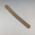 Swiss Vintage Gold Plated Panther Link Bracelet MGBM