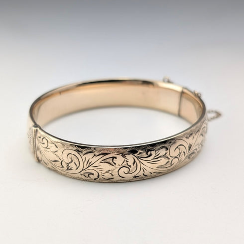 復古 9ct 鍍金手鍊