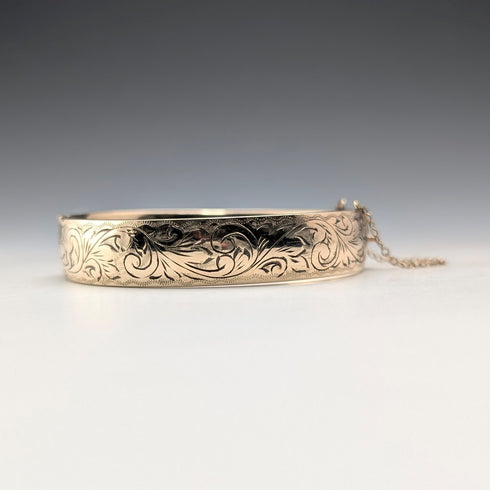 復古 9ct 鍍金手鍊