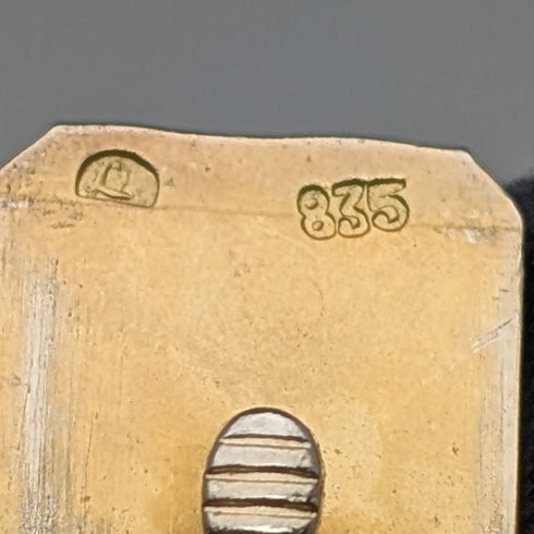 復古 835 銀鍍金花絲手鍊