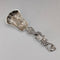 1971 British Vintage Sterling Silver Tea Caddy Spoon 27g Grape Decoration MK