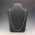 British vintage sterling silver twisted chain necklace 15g