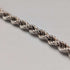 British vintage sterling silver twisted chain necklace 15g
