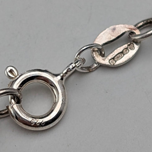 英國復古純銀扭鏈項鍊 15g