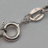 British vintage sterling silver twisted chain necklace 15g