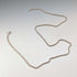 British vintage sterling silver twisted chain necklace 15g
