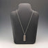 1977 British sterling silver jubilee ingot pendant and sterling silver chain, 35g total, Carr's