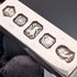 1977 British sterling silver jubilee ingot pendant and sterling silver chain, 35g total, Carr's