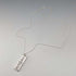 1977 British sterling silver jubilee ingot pendant and sterling silver chain, 35g total, Carr's