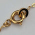 Vintage Rold Gold and Pink Coral Pendant Necklace