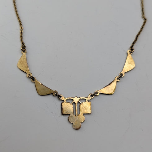 米国アンティーク ロールドゴールド ネックレス Speidel Friedrich