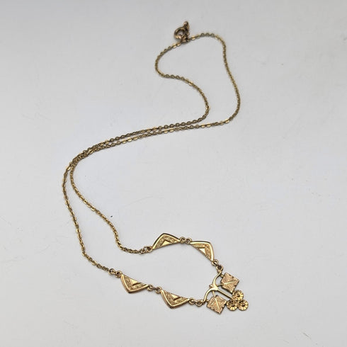 米国アンティーク ロールドゴールド ネックレス Speidel Friedrich