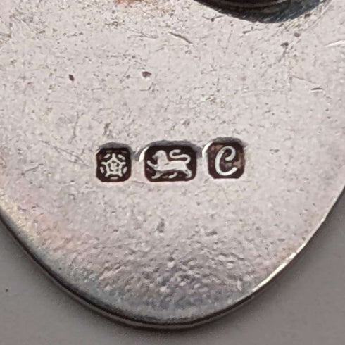 1977 British Vintage Sterling Silver Cufflinks Henry Griffith & Sons