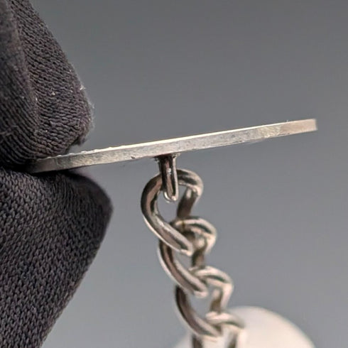 1977年 英国ヴィンテージ 純銀製 カフリンクス Henry Griffith&Sons