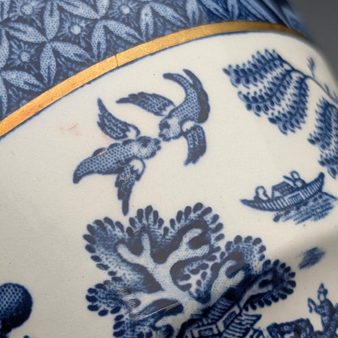 英国ヴィンテージ ブルーウィローパターン カップ&ソーサー Booths