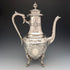 Antique French silver plate coffee pot
