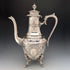 Antique French silver plate coffee pot