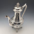 Antique French silver plate coffee pot