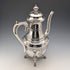 Antique French silver plate coffee pot