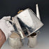 Antique British silver plate tea set, 3 piece set, GRAINGER & CAMPBELL