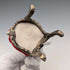 1920s Antique Brass Chair Pocket Watch Holder with Red Velvet Sheet