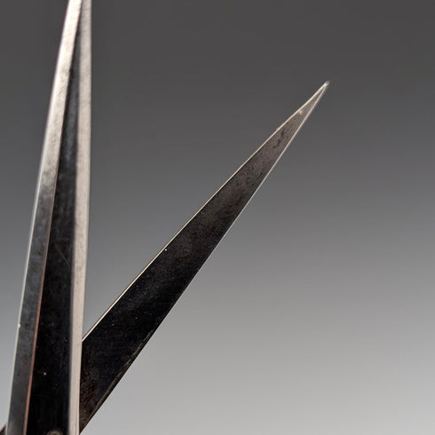 1902年 アンティーク 純銀製ハンドル裁縫ハサミ 3点セット Levi&Salaman