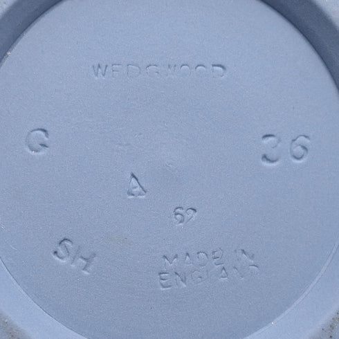 英国ヴィンテージ ウェッジウッド ジャスパーウェア製 ウォータジャグ ペールブルー
