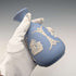 British vintage Wedgwood Jasperware vase in pale blue