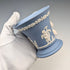British Vintage Wedgwood Jasperware Small Vase in Pale Blue