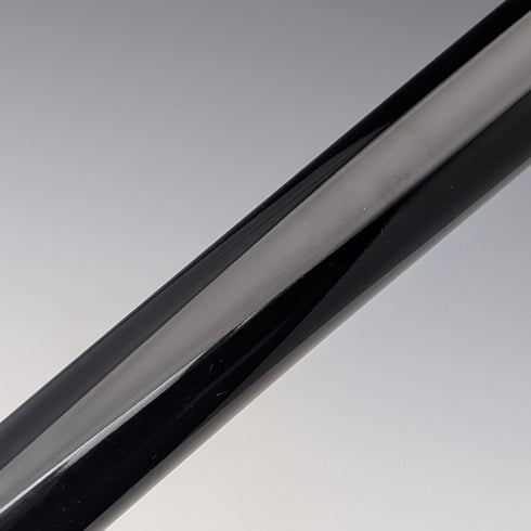 【新品】イタリア製 純銀製フロッグハンドル ブラックシャフト ステッキ 杖 92cm