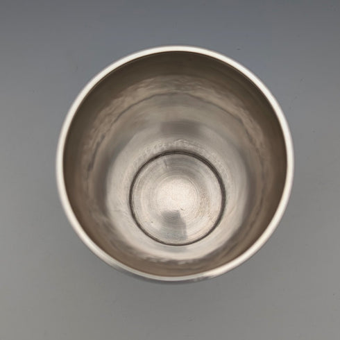 Circa 1900 German antique 800 silver beaker cup 146g David Kugelmann